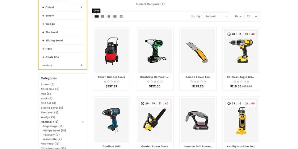 Шаблон Handtool – многоцелевая и профессиональная адаптивная тема